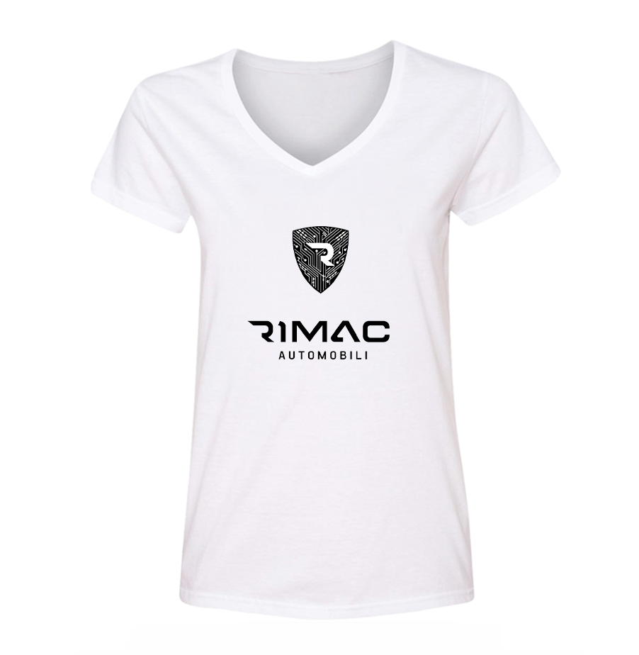 Women's Rimac Automobili  V-Neck T-Shirt