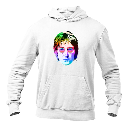 Men's John Lennon Face Art Music Pullover Hoodie