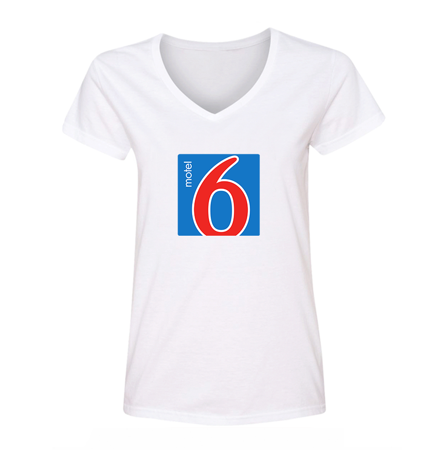 Women's Motel 6 V-Neck T-Shirt