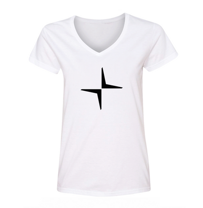 Women's Polestar Electric Car V-Neck T-Shirt