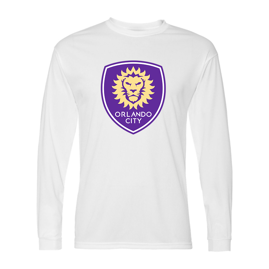 Men's Orlando City Soccer  Performance Long Sleeve T-Shirt